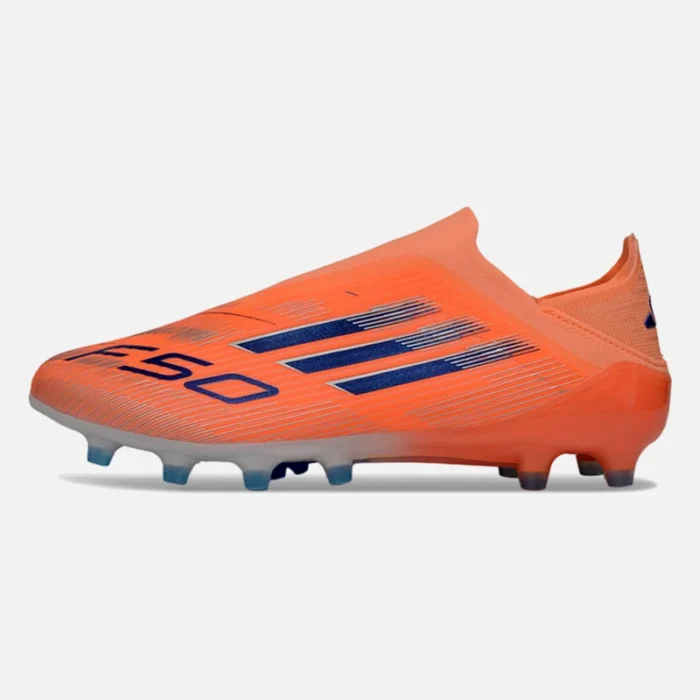 F50 Laceless Elite AG Coral Blaze football boots - image 8